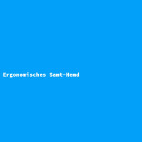 Ergonomisches Samt-Hemd