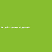 Unterhaltsames Glas-Auto