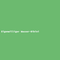 Eigenwilliger Wasser-Bikini