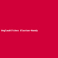 Incredible Elastane Mobile Phone