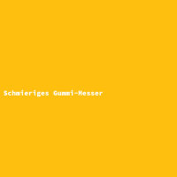 Schmieriges Gummi-Messer