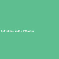 Beliebtes Wolle-Pflaster