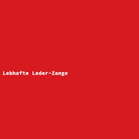 Lebhafte Leder-Zange